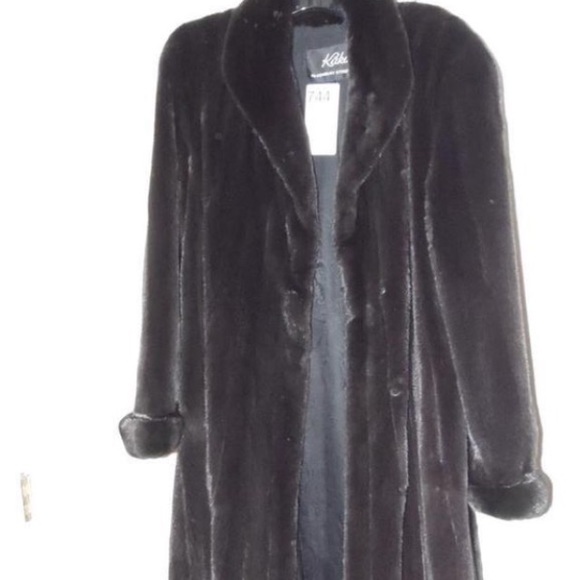 Full length Ranch Mink fur coat - Picture 1 of 5